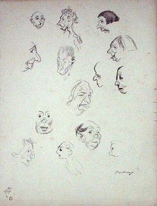 Visages grotesques - Arthur Rackham