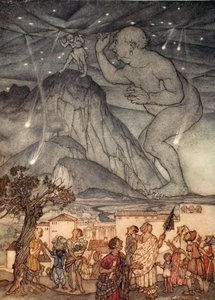 Hercule haussa les épaules, illustration de 