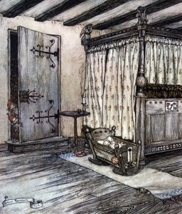 Illustration par Arthur Rackham (1867-1939) pour Le Songe d