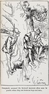 Illustration de Ganymède tirée de Comme il vous plaira