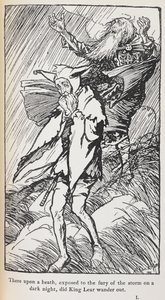 Illustration du Roi Lear - Arthur Rackham