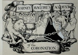 Le récit de M. Barney Maguire sur le couronnement, illustration de 