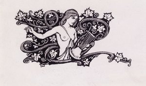Doux écho, douce nymphe, illustration de Comus, par John Milton (1608-74), version publiée en 1921 - Arthur Rackham