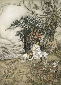 Le changelin, 1905 - Arthur Rackham