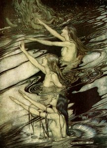 Le Crépuscule des Dieux - Arthur Rackham