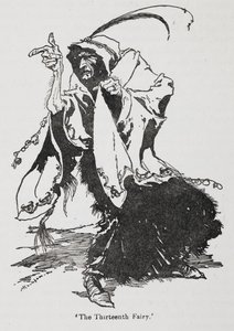 La treizième fée de La Belle au bois dormant - Arthur Rackham