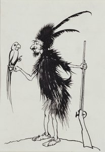 Ting-a-Ting Tang Pauvre vieux Robinson Crusoé - Arthur Rackham