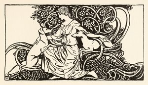 Tuiren avec Bran et Sceólan de La naissance de Bran dans Contes de fées irlandais