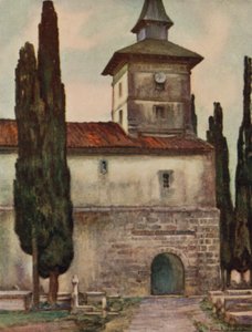 Pays Basque : Église à Itxassou - Arthur Romilly Fedden