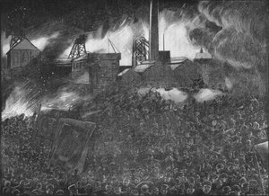 Émeutes de Featherstone : les soldats tirant sur le peuple, 1893 1906 - Arthur Salmon