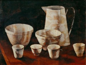 Nature morte avec cruche et pots