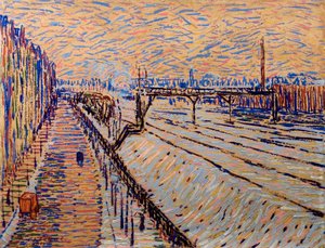 Le Chemin de fer, 1910 - Arthur Segal