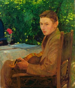 Portrait de Friedrich Ahlers-Hestermann (b.1883) 1900 - Arthur Siebelist
