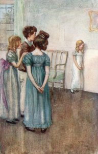 Illustration pour Northanger Abbey de Jane Austen - Arthur Wallis Mills