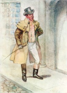 Illustration pour Northanger Abbey de Jane Austen - Arthur Wallis Mills