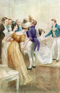 Illustration pour Northanger Abbey de Jane Austen - Arthur Wallis Mills