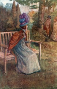 Illustration pour Northanger Abbey de Jane Austen - Arthur Wallis Mills