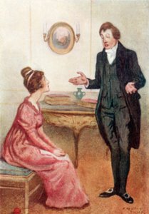 Illustration pour Orgueil et Préjugés de Jane Austen - Arthur Wallis Mills