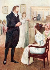 Illustration pour Orgueil et Préjugés de Jane Austen - Arthur Wallis Mills