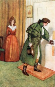 Illustration pour Raison et Sentiments de Jane Austen - Arthur Wallis Mills
