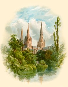 Cathédrale de Lichfield, sud-ouest