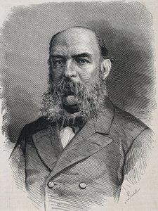 AMADOR DE LOS RIOS, José (1818-1878). Historien anglais et sémitique. La Ilustracion Española y Americana. Gravure. - Artist Unknown