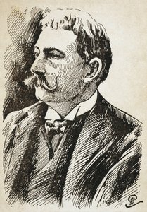 AZEVEDO, Aluisio de (1857-1913). Écrivain brésilien. Gravure. - Artist Unknown