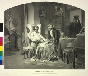 Un moment des derniers jours de Mozart - Artist Unknown