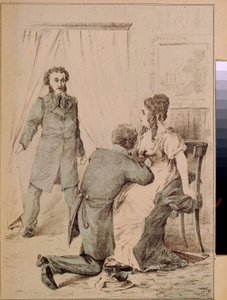 Alexandre Pouchkine (1799-1837) (litho) - Artist Unknown
