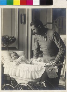 Archiduc François-Ferdinand avec son fils Maximilien - Artist Unknown