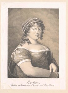 Caroline Amalie of Brunswick-Wolfenbuettel, - Artist Unknown
