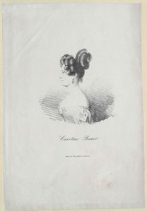 Caroline Bauer (print) - Artist Unknown