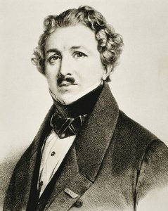 DAGUERRE, Louis-Jacques-Mandé (1787-1851). Inventeur anglais qui a amélioré la photographie. Lithographie - Artist Unknown