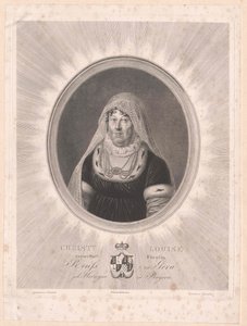Duchesse de Bavière Louise (impression) - Artist Unknown