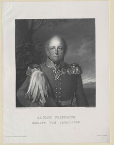 Duc de Cambridge Adolf Friedrich - Artist Unknown