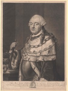Electeur de Bavière Karl Theodor - Artist Unknown