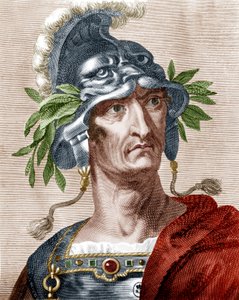 Empereur Claude (gravure en couleur) - Artist Unknown