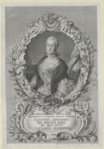 Impératrice de Russie Catherine II - Artist Unknown