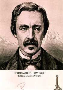 FOUCAULT Jean Bernard Léon : Portrait (eau-forte)