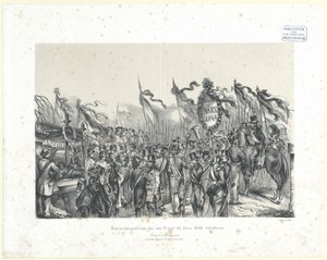 Funérailles des personnes tuées en action les 13 et 14 mars 1848 - Artist Unknown