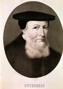 GUTENBERG Johannes : Portrait (eau-forte)