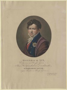 Heinrich count Reuss à Greiz - Artist Unknown