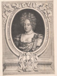 Jadwiga Sophia von Kracht (imprimé) - Artist Unknown