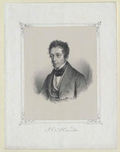 Johannes Carsten Hauch (imprimé) - Artist Unknown