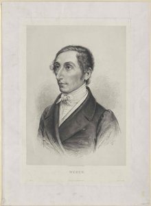 Karl Maria von Weber (imprimé) - Artist Unknown