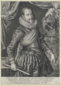 Roi du Danemark Christian IV - Artist Unknown
