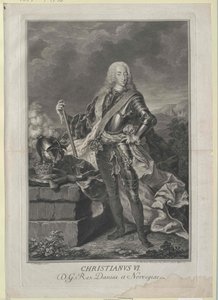 Roi du Danemark Christian VI - Artist Unknown