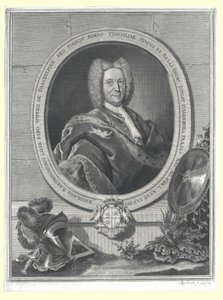 Nikolaus Bartholomew Baron von Danckelmann (imprimé) - Artist Unknown