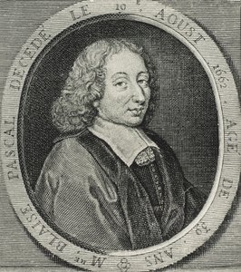 PASCAL, Blaise (1623-1662). Mathématicien, physicien et philosophe français. Gravure - Artist Unknown