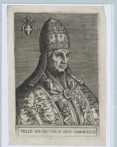 Pape Félix IV (impression) - Artist Unknown